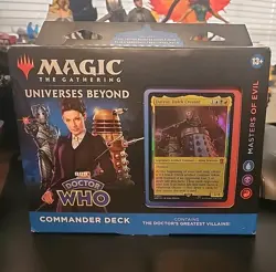 Magic the Gathering MTG Universes Beyond: Doctor Who - Masters of Evil Deck - Image 1