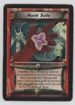 1997 Legend of the Five Rings (L5R) CCG - Obsidian Edition Avoid Fate - Image 1