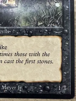 MAGIC: THE GATHERING Arabian Nights STONE * THROWING * DEVILS Lightly Played #2 - Image 5