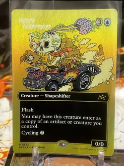 MTG | Waxen Shapethief (Borderless) (✨First-Place Foil✨) [Aetherdrift] - Image 1