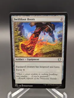 Swiftfoot Boots Commander: Innistrad: Midnight Hunt Regular - Image 1