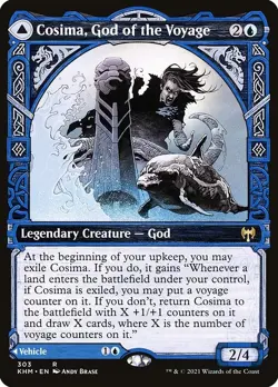 Cosima, God of the Voyage (Showcase) Kaldheim NM MTG Non-Foil - Image 1