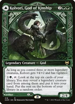Kolvori, God of Kinship (Showcase) Kaldheim NM MTG Non-Foil - Image 1