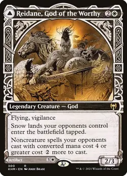 Reidane, God of the Worthy (Showcase) Kaldheim NM MTG Non-Foil - Image 1