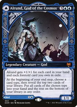 Alrund, God of the Cosmos (Showcase) Kaldheim NM MTG Non-Foil - Image 1