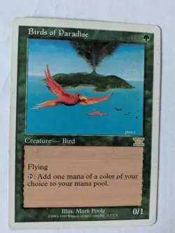 Birds of Paradise 6th Edition MTG Exc Free Shippinng with tracking - Image 1