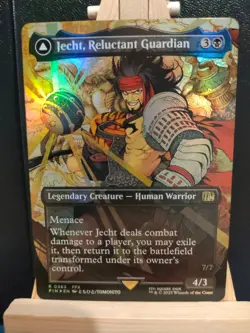 Jecht, Reluctant Guardian (FOIL Borderless) - Final Fantasy - NM (see pics) MTG - Image 1