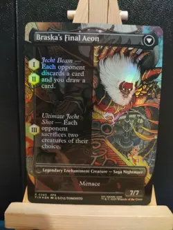 Jecht, Reluctant Guardian (FOIL Borderless) - Final Fantasy - NM (see pics) MTG - Image 2