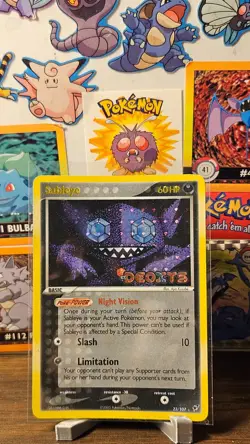Sableye 23/107 2005 EX Deoxys Pokemon TCG Reverse Holo and non-holo - LP/MP - Image 1