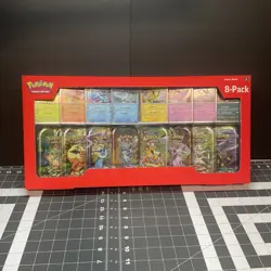 Costco Exclusive Pokemon Prismatic Evolutions 8 Mini Tins w/ All Eevee-lutions - Image 1