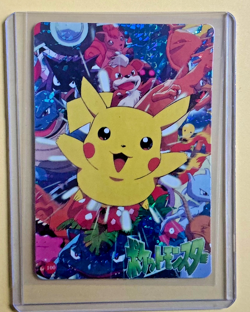 PIKACHU CHARIZARD GENGAR Pokemon Pocket Monsters Vending Prism Sticker Holo Foil - Image 1