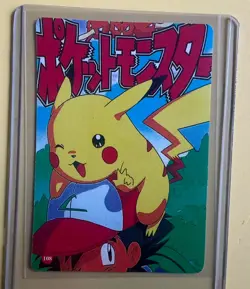 PIKACHU CHARIZARD GENGAR Pokemon Pocket Monsters Vending Prism Sticker Holo Foil - Image 2