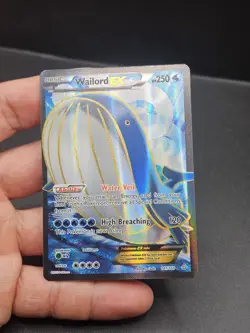 Pokemon Card Wailord EX Holo Full Art Ultra Rare 147/160 XY Primal Clash 2015 - Image 4