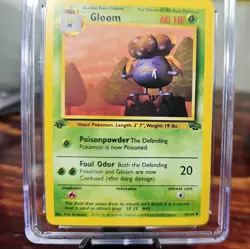 1999 Gloom Jungle 37/64 1st Edition CGC 8 POKEMON TCG - Image 3