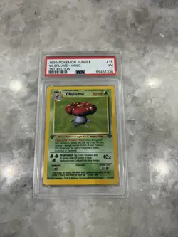 Vileplume 15/64 Jungle Set 1st Edition Holo Rare Pokemon - PSA 7 NM - Image 1