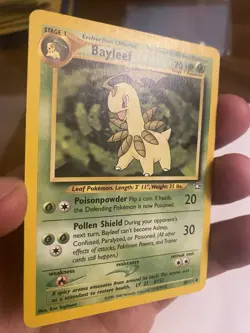Bayleef 28/111 Pokemon TCG Neo Genesis Unlimited Regular Uncommon MP - Image 3