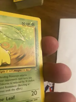 Pokemon TCG Chikorita Neo Genesis 54/111 Regular 1st Edition Common MP - Image 4