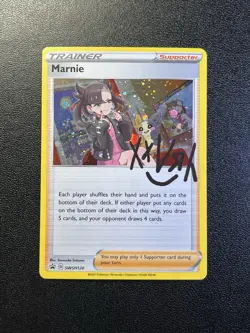 2021 Pokemon Black Star Promo SWSH120 Marnie Holo NM - Image 1