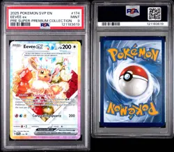 Eevee EX 174 Black Star Promo Super Premium Collection PSA 9 Pokemon - Image 3
