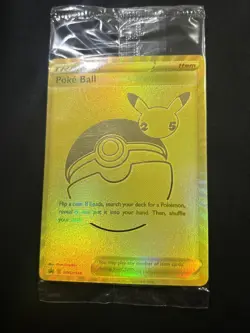 2021 POKEMON SWSH BLACK STAR PROMO SWSH146 FULL ART POKE BALL SEALED - Image 1