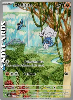 MEDITITE 153/142 • Rara Gallery • Corona Astrale SCR POKEMON - Image 1