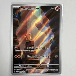 Charmander - 168/165 - SV: Scarlet & Violet 151 (MEW) Holo Pokemon TCG NM - Image 1