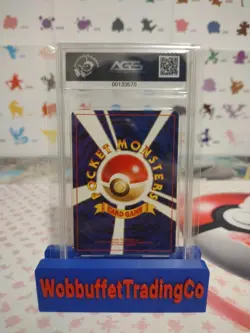 Pokemon TCG Alakazam #65 Japanese Base Set Japanese Basic Holo AGS 7 - Image 2