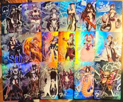 Monster Girl Encyclopedia Cards Super Rare Complete Set 18 Cards - Image 1