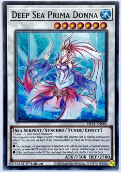 MP21-EN066 Deep Sea Prima Donna - Common 1st Edition Near Mint YuGiOh Card - Image 1