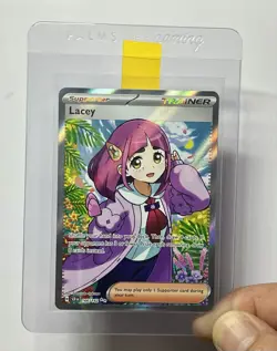 Lacey 166/142 (LP) IR Scarlet & Violet: Stellar Crown 2024 Pokemon Card - Image 4