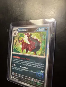 Pokemon TCG Scolipede 056/086 Master Ball Pattern Uncommon Card Sv: Black Bolt - Image 2