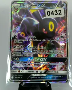 Pokemon Card Umbreon GX 80/149 Sun & Moon Base Set Ultra Rare Holo NM - Image 1