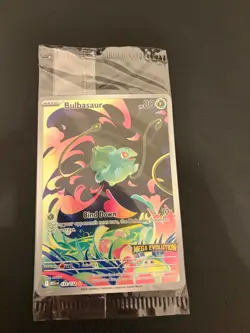 Bulbasaur 133/132 Illustration Rare Mega Evolution Promo Sealed Pokemon Card TCG - Image 1