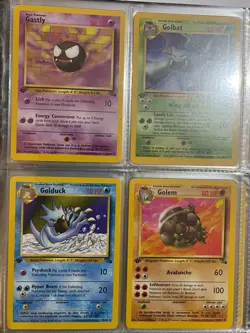 Pokemon Fossil 1st Edition Uncommon card Gastly#33 Nm-MINT Unplayed - WOTC RARE! - Image 2