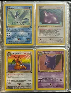 Pokemon Fossil 1st Edition Uncommon card Gastly#33 Nm-MINT Unplayed - WOTC RARE! - Image 3