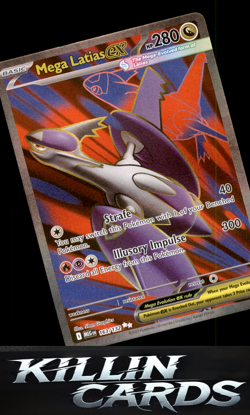 Mega Latias ex - 163/132 163/132 Pokemon Ultra Rare ME01: Mega Evolution Card NM - Image 1