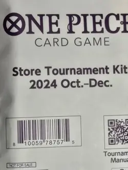 One Piece Card Game Store Tournament Kit 2024 Oct - Dec OPCG 24 English Sealed - Image 1