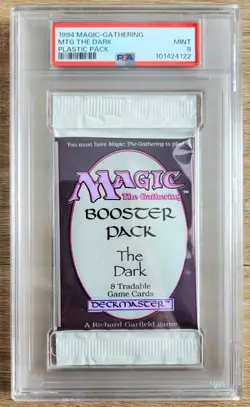 MTG - The Dark - Sealed Booster Pack - PSA 9. More MTG In My Store. - Image 1