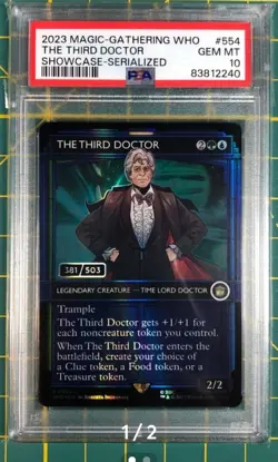 Third Doctor Serialized PSA 10 (500/503) | Magic: The Gathering MTG | Doctor Who - Image 1
