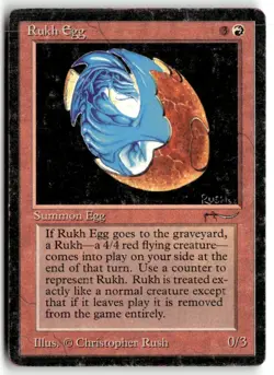 MTG Rukh Egg - Arabian Nights Heavily Played English - Image 1
