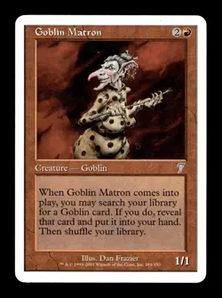 Goblin Matron 191 Foil U 7th Edition LP - Image 1