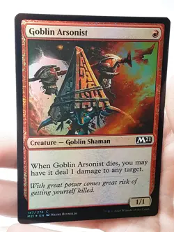 MTG - M21 - Goblin Arsonist - Foil (147/274) - Image 1