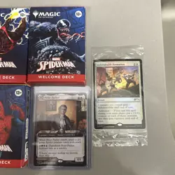 Magic The Gathering NYCC Spider Man Welcome Decks FULL SET (5) And 2 Promos - Image 3