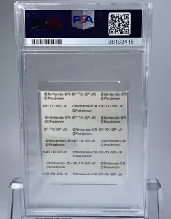 2023 Pokemon Daiichi Pan MIMIKYU/PIKACHU 25th Anniversary Sticker PSA 9 - Image 2