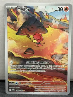 Magby 186/182 Pokemon TCG Scarlet & Violet: Paradox Rift NM - Image 1