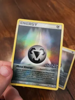 Metal Energy 107/113 Holo Stamped 2005 Pokemon EX Delta Species HP - Image 1