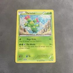 Pokemon TCG Maractus Mcdonalds Promos 2/12 Holo Promo NM - Image 1