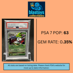 POKEMON BLACK STAR PROMO SHAYMIN LV X #DP39 ULTRA RARE HOLO FOIL PSA 7 NM #* - Image 2