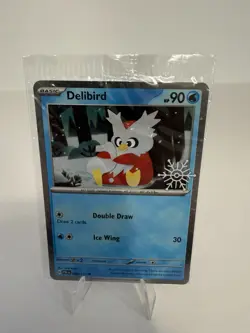 Delibird 046/193 Pokemon TCG Holiday Calendar 2025 Festive Stamp Promo - Image 1