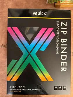 Vault X 9-Pocket Exo-Tec Zip Binder | ME1 1st Edition | Mega Evolutions IN HAND - Image 1